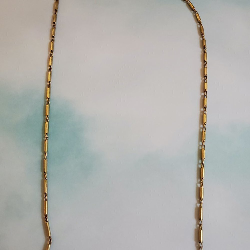 ✨ J.Crew Opal Rhinestones Tassel Crystal Fringe Necklace ✨ - Picture 4 of 9
